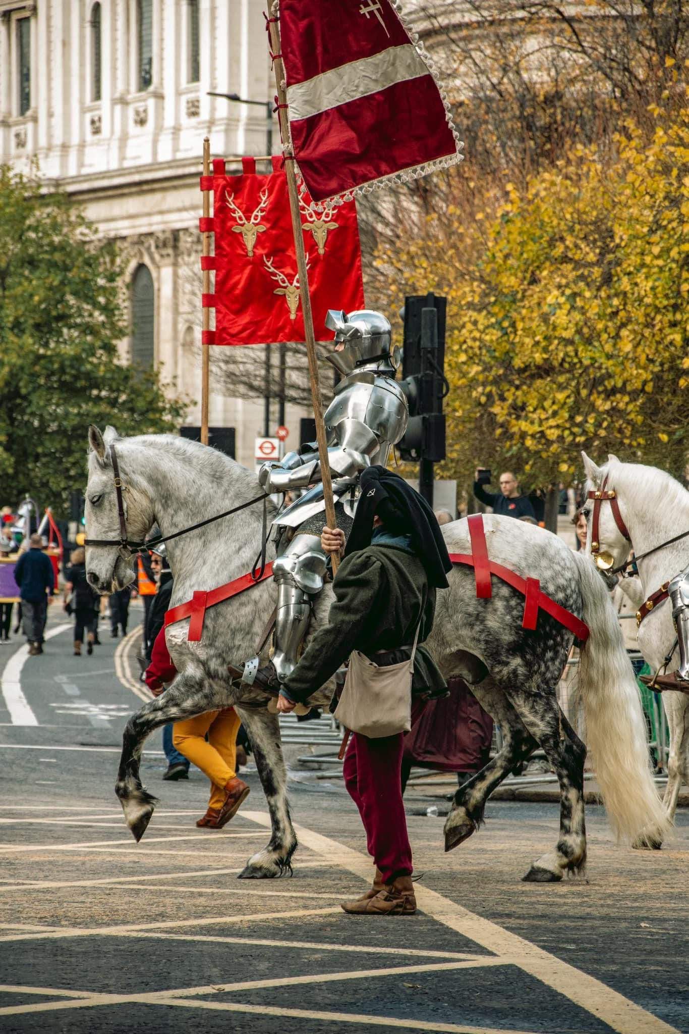 Mounted in the Lord Mayor's Show